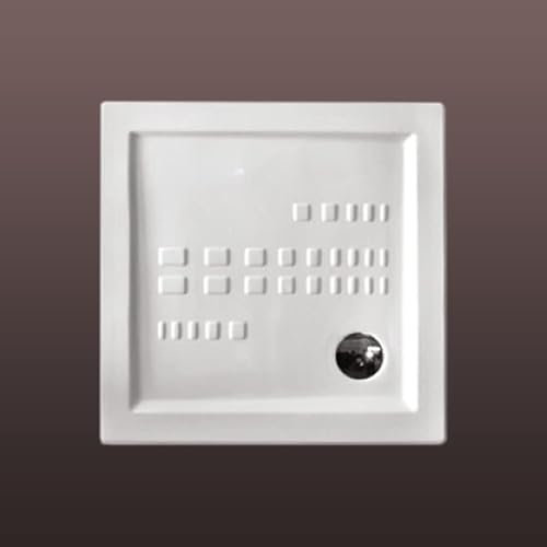 KIAMAMI VALENTINA - 90X90 Duschwanne traditionell bodengleicher Einbau