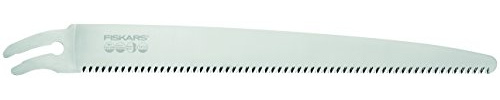 Original Fiskars gerades Sägeblatt für Profi Handsägen SW 240 und SW 330, Blattlänge: 33 cm, Hochwertiger Stahl, SF33, 1020197, Silber