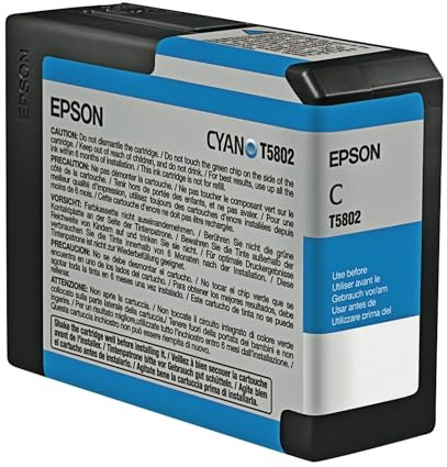 Epson T5802 Tintenpatrone, Singlepack, cyan, blau