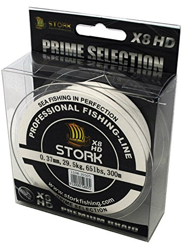 Stork HDx8, 8-Fach geflochtene Premium Angelschnur 300m