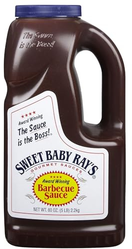 Sweet Baby Ray's Original BBQ Sauce 1 Gallon (3.78L) – Sweet & Smoky American Barbecue Sauce, Gluten Free, Bulk Catering Size, Thick & Rich for Ribs, Chicken, Burgers & Grilling