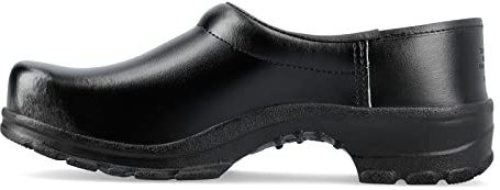 SIKA Komfort Unisex-Freizeitclogs, Schuhe mit breitem Holzfußbett, rutschfeste, stoßdämpfende PU-Sohle, Permair-Leder, strapazierfähige geschlossene Clogs für Arbeit und Alltagskomfort