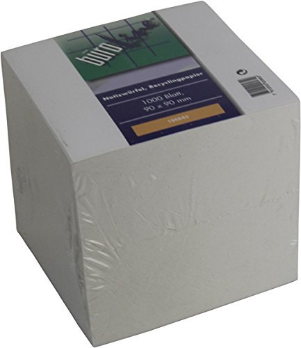 Büroring Notizklotz 900 Blatt Recycling Papier, 90 x 90 mm, geleimt