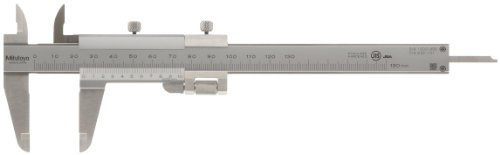 Mitutoyo 532-101 Messschieber mit Feineinstellung, 0-130 mm