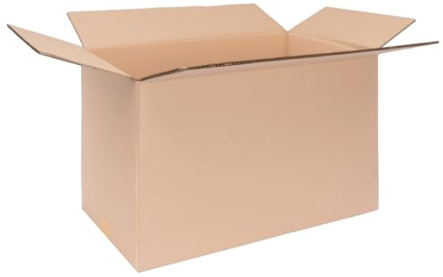 verpacking Faltkartons 650 x 350 x 370 mm variable Höhe KK 130 Braun [Größe und Stückzahl wählbar] 2-wellige Kartons Versand 10 Stück