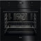AEG BPE535160B Horno Multifunción, Limpieza Pirolítica, 10 funciones, 45 programas, 3 niveles Cocción, Mandos escamoteables, Pantalla LED explore táctil, Negro, Clase A+, 71 Litros