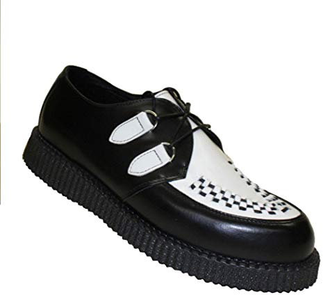 Boots & Braces - Creeper New Schwarz / Weiß Größe 40 (UK6)