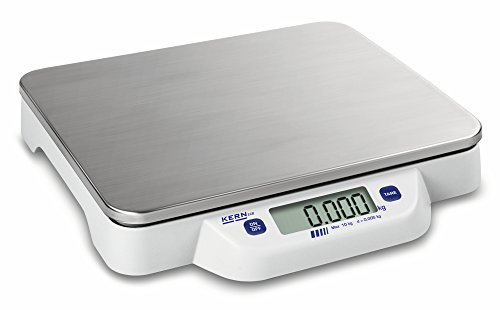 Tischwaage [Kern ECB 10K-3N] Flach, mobil, unkompliziert, Edelstahl-Wägeplatte, Wägebereich [Max]: 10 kg, Ablesbarkeit [d]: 5 g