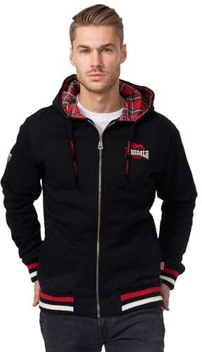 Lonsdale Sweatshirt för män sweatshirt med huva dragkedja Lancaster