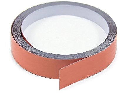 Steelflex® Gloss White Und 3M Selbstkleberstahlklebeband Zum Erstellen Eines Oberflächenmagneten Haften - 25 Mm Breit - 5M Länge