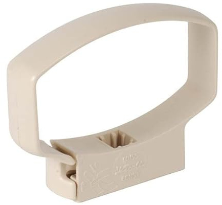 Nicoll - Collier bride pour tube de descente 90x56 OVATION PVC Sable CONGTS