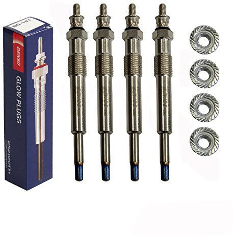 DENSO Bujía de precalentamiento Diésel 10V Ancho de llave:10 Medida de rosca:M10x1.0 Tipo de bujías:Calentador metálico Compatible con FORD MONDEO IV Turnier BA7 S-MAX WA6 C-MAX DM2