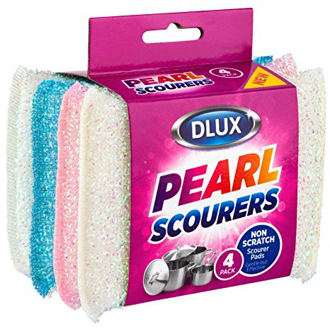 ALANNAHS ACCESSORIES 4 NON SCRATCH PEARL SCOURERS