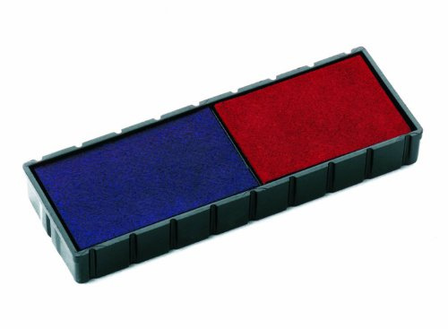 COLOP Ersatzkissen E/12 2farbig blau-rot, 2 Stück pro Packung