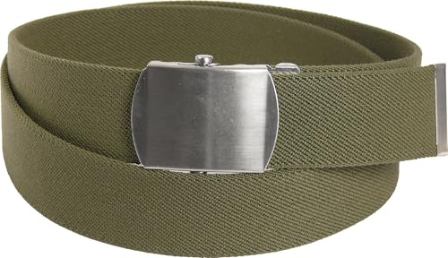 Harrys-Collection Elastischer Stoffgürtel 40mm Breite, schwarz