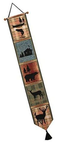 Manual TBPBLD Woodworkers & Weavers Tapestry Bell Pull, Bear Lodge,Home Office