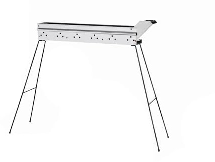 FBM2 SRLS Holzkohlegrill C 80, Edelstahl