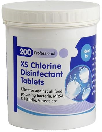 Chlorine Tablets Extra Strength 200 Per Tub Creates A Disinfectant Solution