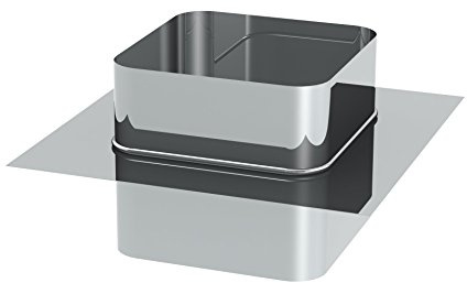 Dehnfugenblech für Schamotte, 200mm x 200mm Dehnfugenblech, Plattenmaß 330 x 330mm, Edelstahl