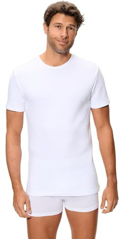 Abanderado Camiseta térmica de Manga Corta y Cuello Redondo Algodón de Invierno Hombre x1