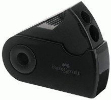 Spitzer Doppelspitzdose Sleeve schwarz