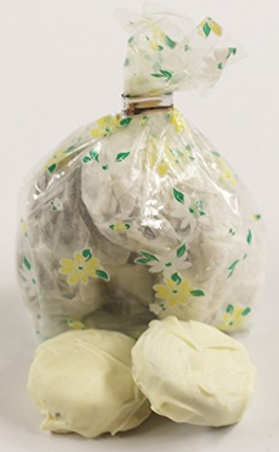 Scott's Cakes White Chocolate Covered Cool Mint Oreos in a 8 oz. Pastel Floral Bag