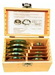 Holzmann Anlaufringsatz ARS12, 12 tlg., Anlaufringe Set für Tischfräse