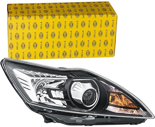 HELLA 1EL 354 807-061 Bi-Xenon Scheinwerfer - Ford Focus II (DA_, HCP, DP) - schwarz - ECE/CCC - für Rechtsverkehr - rechts