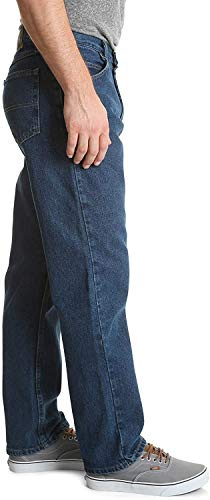 Wrangler Authentics Men's Big & Tall Classic Relaxed Fit Jean,Dark Stonewash,54x30