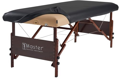 Master Massage Bettwäsche, Kunstleder, Schwarz, Standard