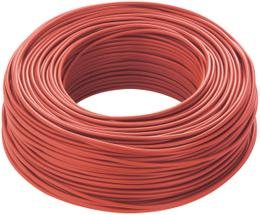 CAVO ELETTRICO UNIPOLARE N07V-K CAVO 1x2,5 mm² ISOLATO CON PVC MATASSA DA 10 METRI COLORE ROSSO FLESSIBILE