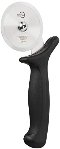 Mercer Culinary Millennia Edelstahl Pizzaschneider mit schwarzem Griff und 2–3/4-Zoll Rad