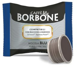 Caffè Borbone Miscela Blu - 50 Capsule - Compatibili con le Macchine Lavazza®* Espresso Point®*
