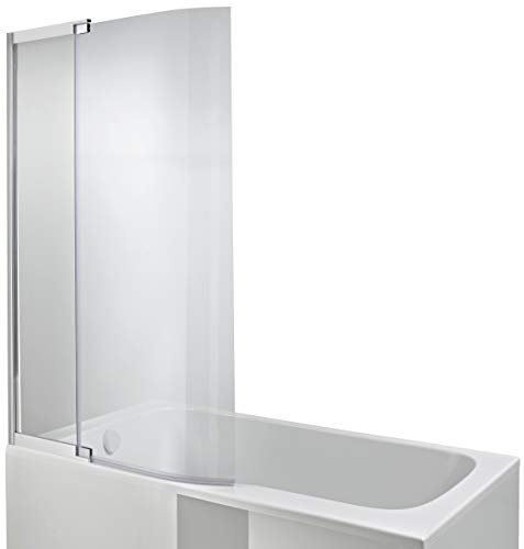 Jacob Delafon – Pare-bain Malice - 150x94.8cm – 2 volets, dont 1 pivotant - Accès facile – Verre transparent anticalcaire - Profilés Chromés - E6D069-GA