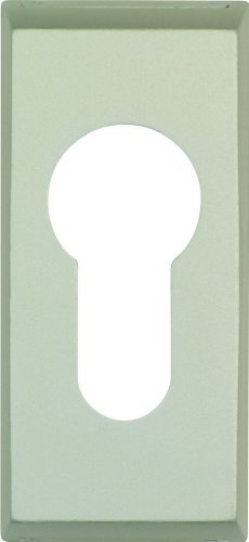 ABUS 039591 RS314 F2 SB Schutzrosette für Metalltür, 14 mm, Neusilber