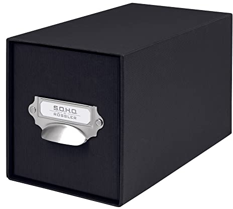 Rössler SOHO Förvaringsbox, Kartong, Svart