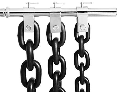 Bad Company Power-Chains inkl. Verschlüssen 30/31 mm oder 50/51 mm I verzinkte oder schwarz beschichtete Ketten für progressives Training in verschiedenen Gewichtsklassen I 16-32 kg