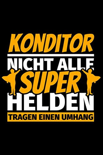 Notizbuch liniert: Konditor Geschenke lustig