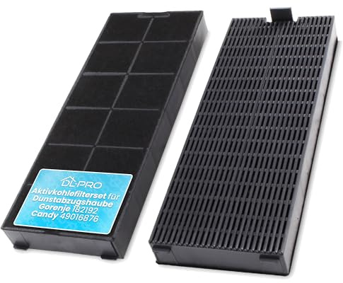 DL-pro 2x filtri al carbone attivo per cappa aspirante Gorenje 182192 Candy 49016876 di tipo K.