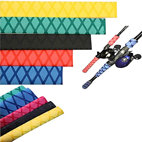 AISENPARTS Tubo de Envoltura termorretráctil X-Tube, caña de Pescar, Mango de construcción, Agarre de Corcho, Antideslizante, Impermeable y reparación de Aislamiento