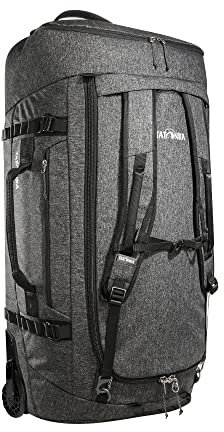 Tatonka Trolley Duffle Roller 105 L - Faltbare Reisetasche mit Rollen und Rucksackfunktion - In eigener Deckeltasche verstaubar - 105 Liter Volumen