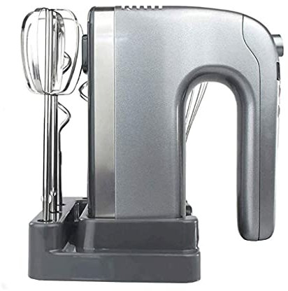 SMSOM Miscelatore della mano elettrica a 9 velocità 400W potente con il miscelatore portatile del turbo con la base di stoccaggio, per il mixer della cucina della torta di cottura con i ganci della pa