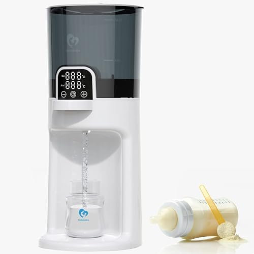 Bellababy Intelligenter Flaschenwärmer, Babyflaschenwärmer, warmer Wasserspender für sofortige Herstellung von Formelflaschen, abnehmbarer Behälter, einfache Reinigung, 24/7 warm