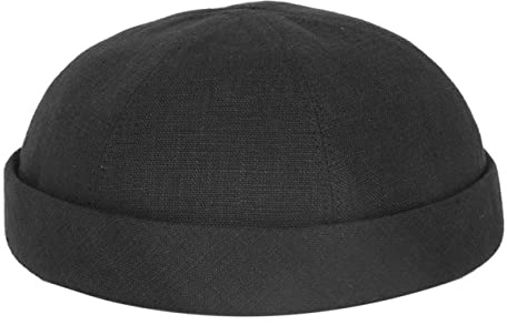 HANSEHELD Docker Cap Leinen Kurz Flach Segler Sailor Cap