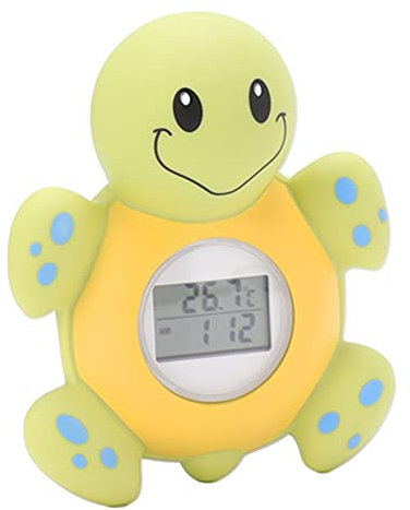 Baby-Badethermometer, Multifunktionales Cartoon-Wasserthermometer, Ausgestattet mit Einem Alarmsystem, LCD-Bildschirm für Babys
