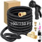 XPendHoze 150FT Flexible Garden Hose HosePipes with 10 Function Spray Gun,3 Times Hose Pipe Garden Hoses with 3/4,1/2 & Kitchen tap Fittings,Expandable Magic Anti-Leakage Lightweight Easy Storage