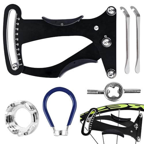 Jauge De Tension De Rayon De Vélo, Bicyclette Rayons Tension Mètre Calibration Outil, Outil De Calibrage De Mètre De Tension De Rayon De Vélo, Outil De Mesure De Tension pour Ajustements Roue De Vélo