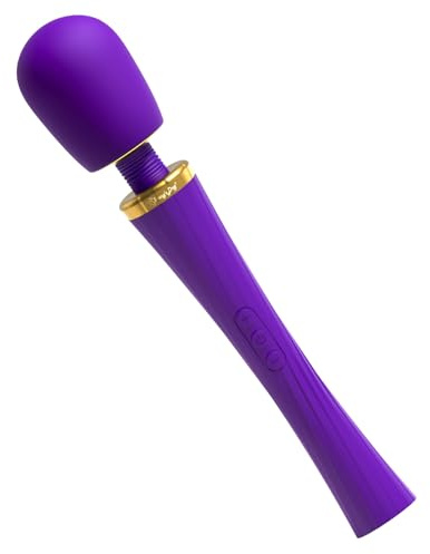 Tracy's Dog Vibrator Sex Toys, Cordless Handheld Powerful Wand Massager with 5 Modes & 3 Speeds, Clitoral Stimulator, Quiet, Waterproof & Rechargeable, Adult Toy Women Partner Play, Erotic Massage