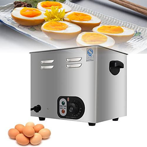 DSeenLeap Commercial Automatic Hot Spring Egg Cooker, 2600W Electric Egg Boiler with Constant Temperature and Timer, Makes 60 Eggs, Egg Steamer for Rapid Soft, Medium, Poached, Hard Boiled Eggs