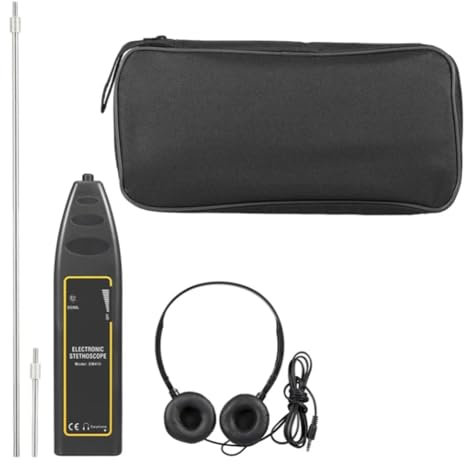 Pyugxab Elektronisches Auto-Stethoskop, Geräuschdiagnosegerät, Motorreparaturwerkzeug, Elektronisches Autogeräusch-Stethoskop